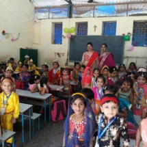 Janmashtami celebration by JR KG stuents