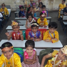 Janmashtami celebration by JR KG stuents