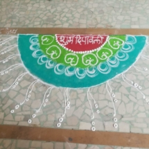 diwali celebration and rangoli and other competitions 2018-19