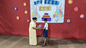 Principal's birthday celebration