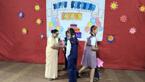 Principal's birthday celebration