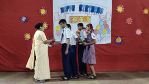 Principal's birthday celebration