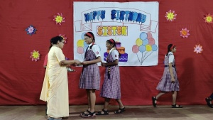 Principal's birthday celebration