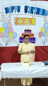 Principal's birthday celebration